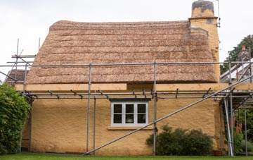 Midfield thatch roofing costs